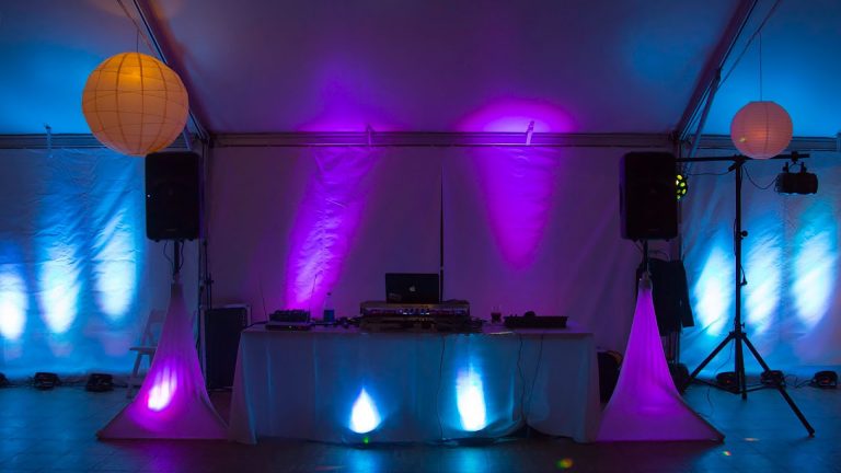 Uplighting DJ Booth